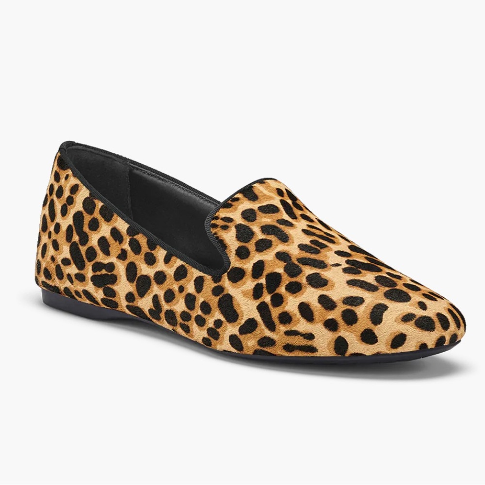 The Starling Cheetah Calf Hair Flats